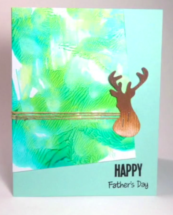 StazOn Studio Glaze Father's Day Masculine Card